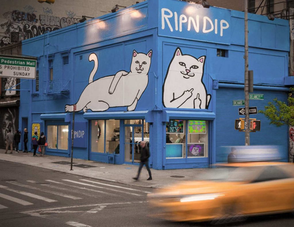 Ripndip a marca do gatinho maluco!