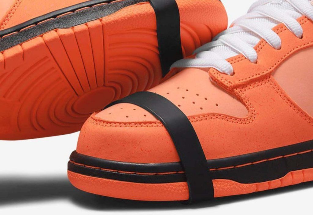 Detalhes Tênis Nike Sb Dunk Low X Concepts Orange Lobster